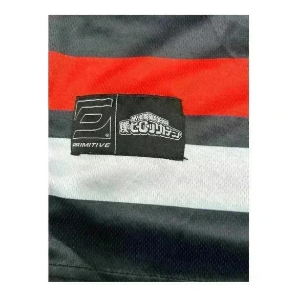 🆕 Primitive x My Hero Academia Black Hockey Jersey. Size XL, NWT - Picture 8 of 12